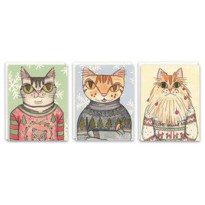 Cats in Ugly Sweaters 6-pack