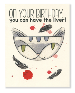 Happy Birthday! Liver card
