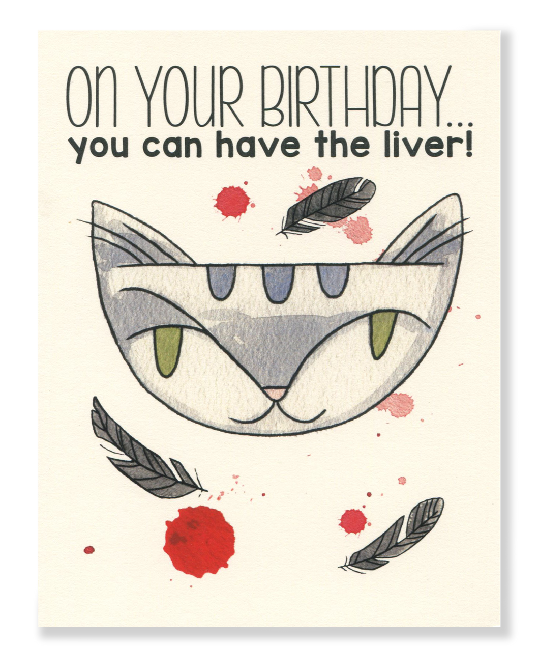Happy Birthday! Liver card