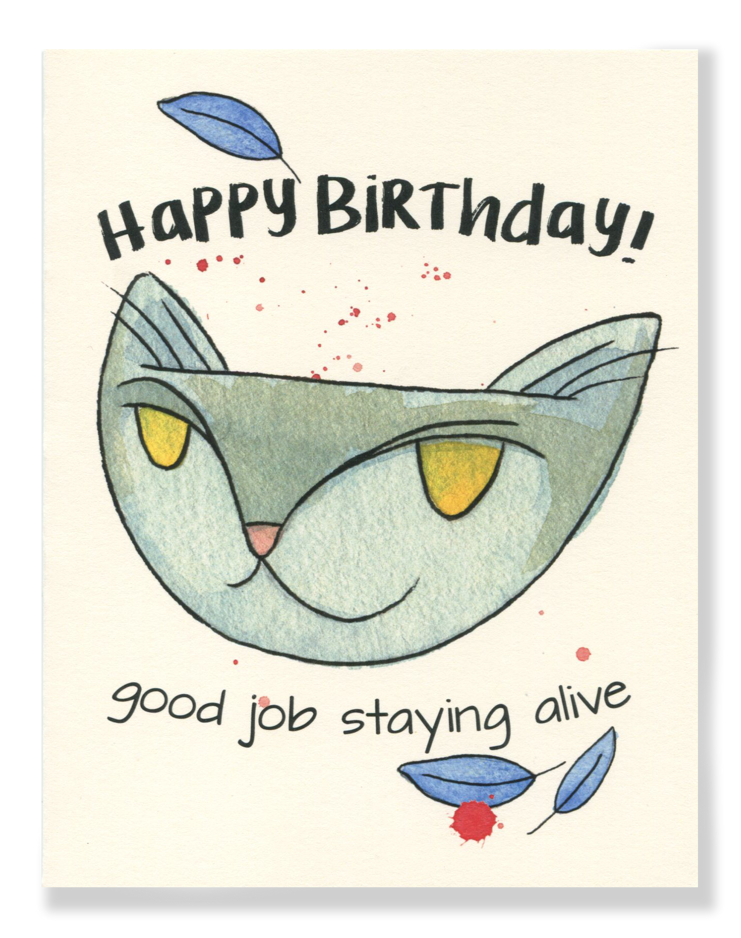 Happy Birthday! Staying Alive card