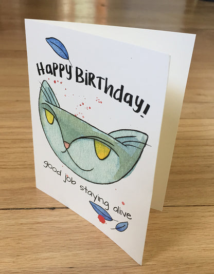 Happy Birthday! Staying Alive card