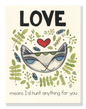 Jungle Cat Love card