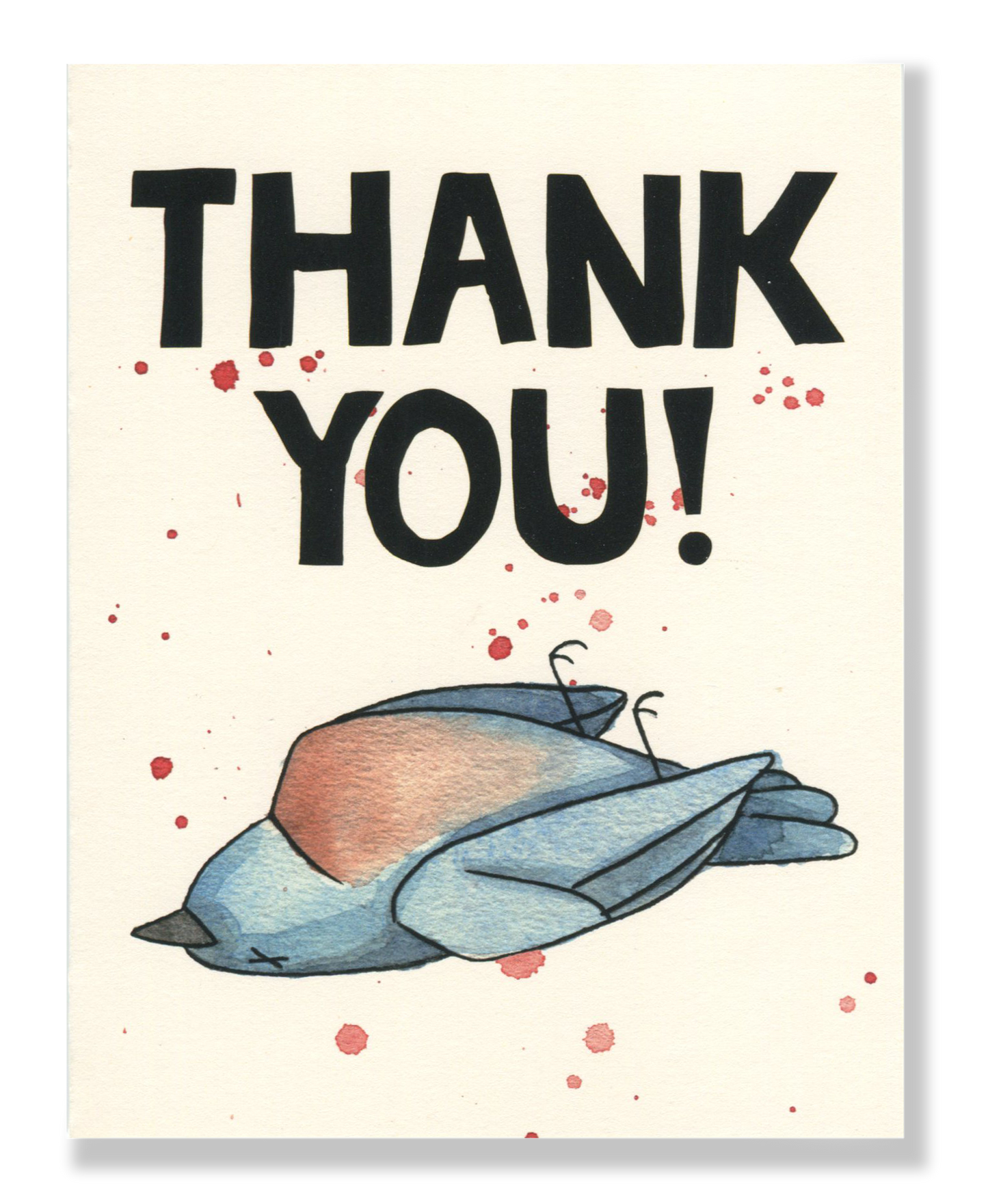 Thank You! Bluebird card