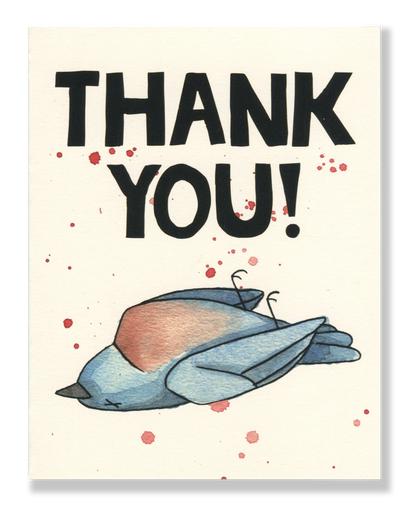 Thank You! Bluebird card