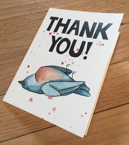 Thank You! Bluebird card