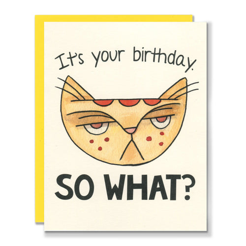 So What? Birthday card