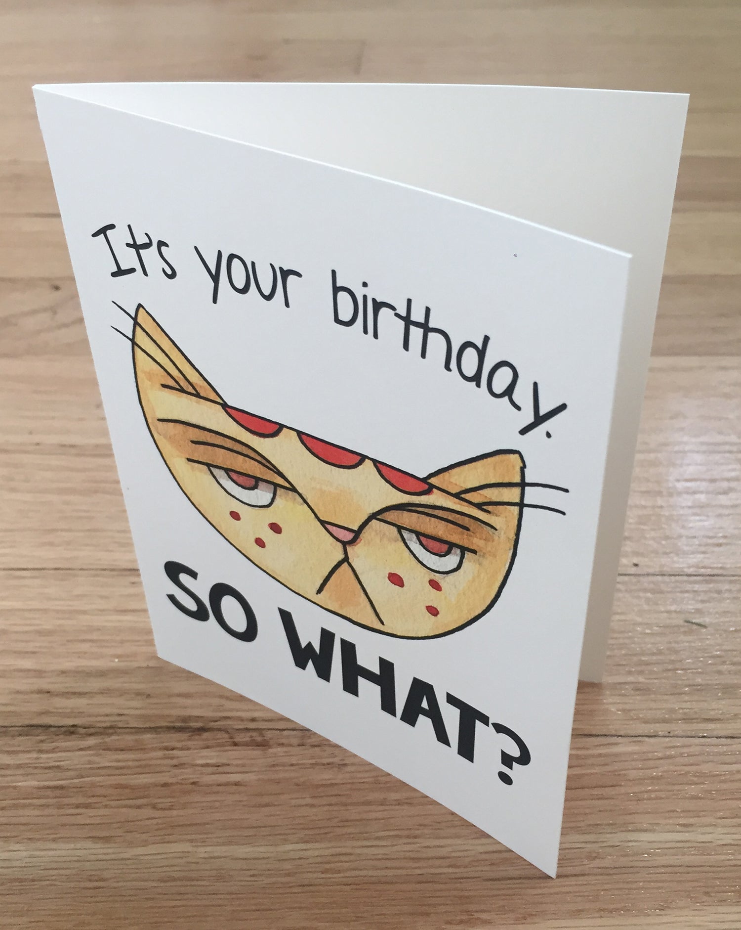 So What? Birthday card