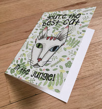 Jungle Cat Best Cat card