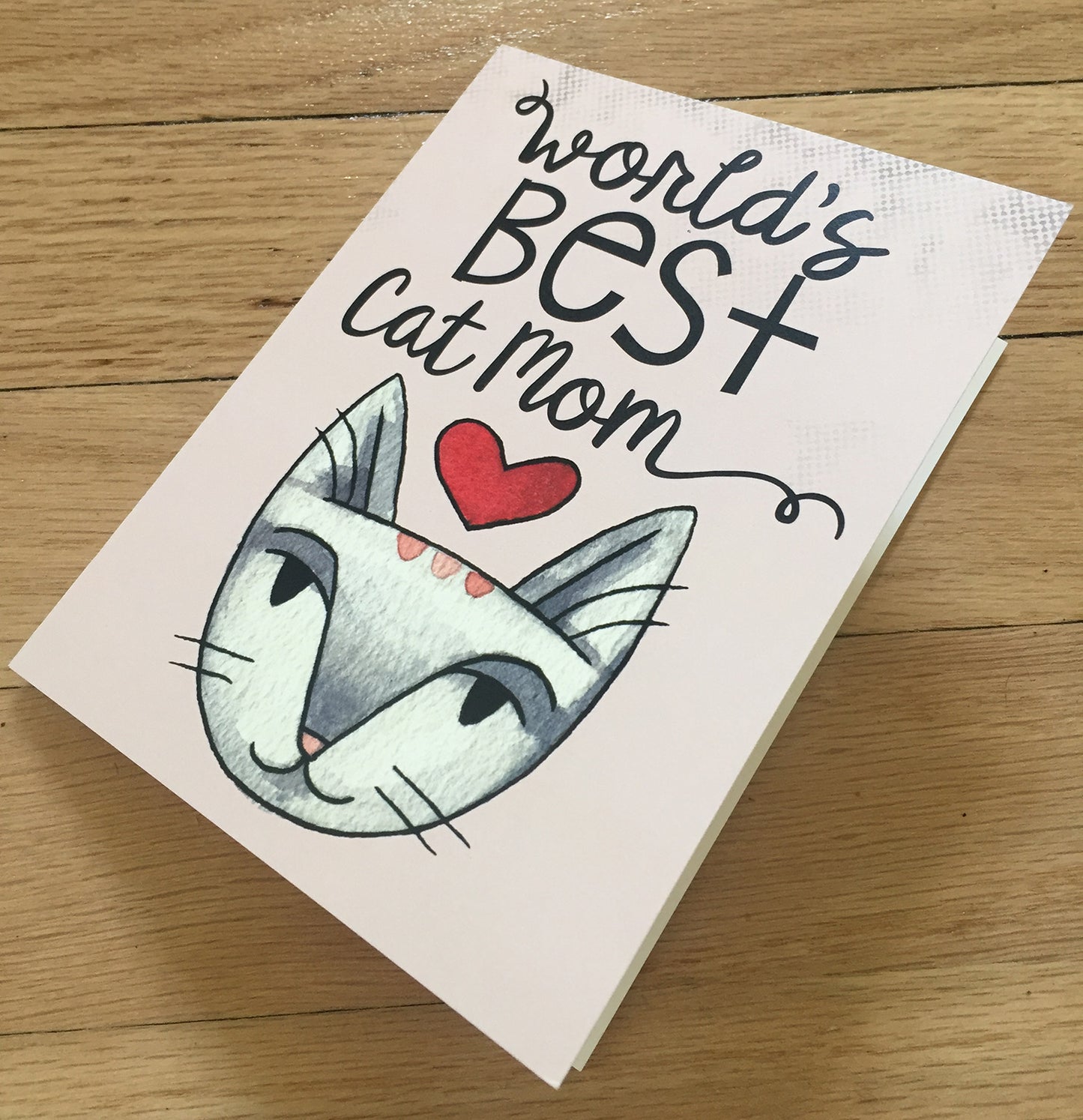 World's Best Cat Mom card