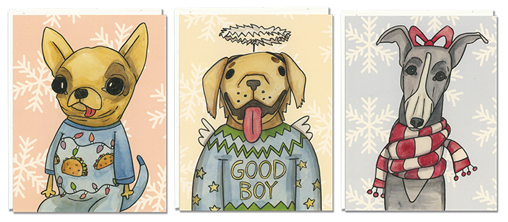 Holiday Dogs 6-pack