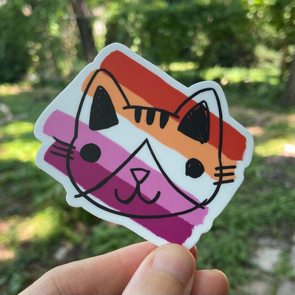 Pride Cat: Lesbian Sticker