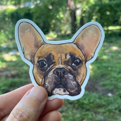 Frenchie Fawn Dog Sticker