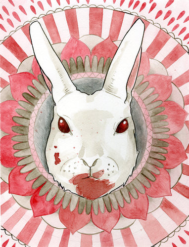 Killer Rabbit Print 8x10