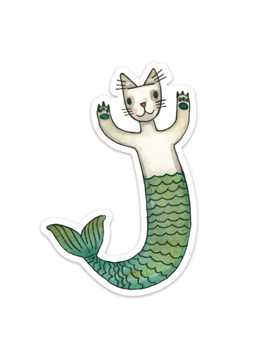 Purrmaid Sticker 5"