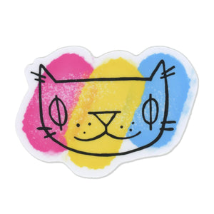 Pride Cat: Pansexual Sticker