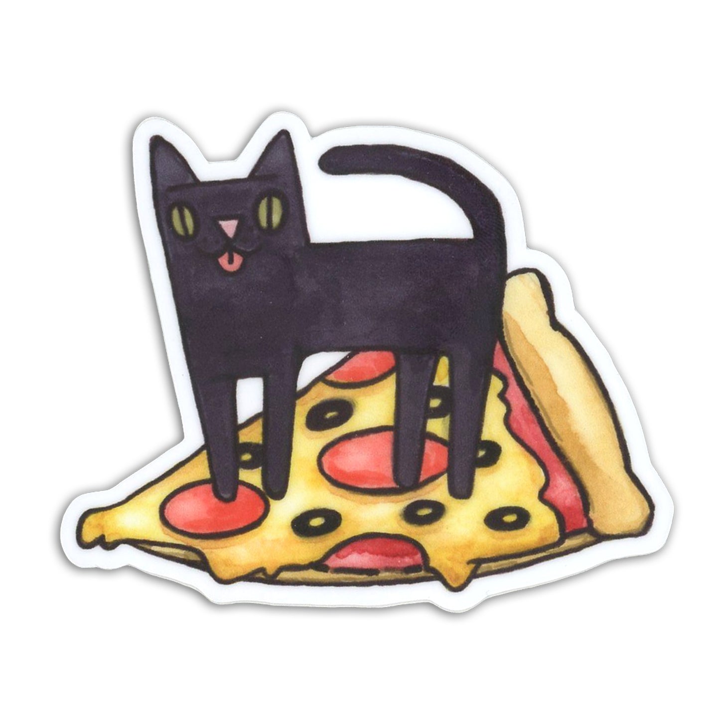 Pizza Cat Sticker