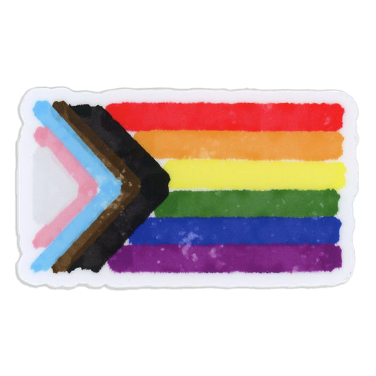 Progressive Pride Flag Sticker