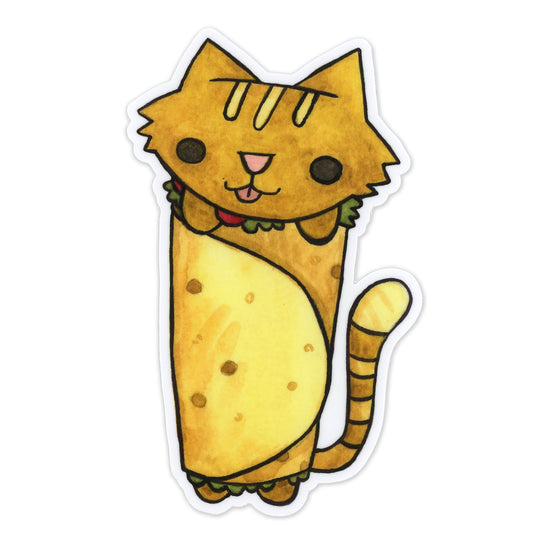 Purrito Sticker