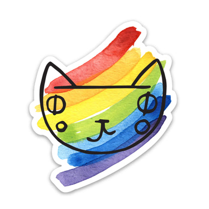 Rainbow Cat Sticker