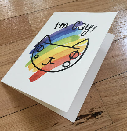 I’m Gay! card