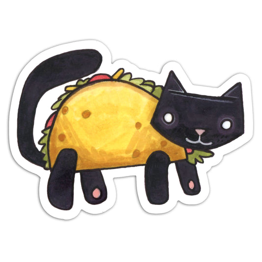 Taco Cat Sticker