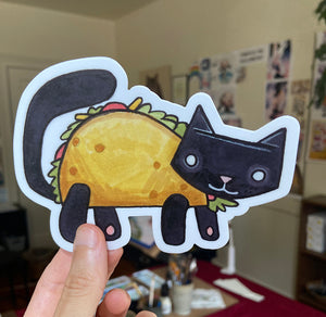 Taco Cat Sticker