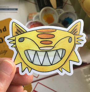 Tiger Cat Sticker